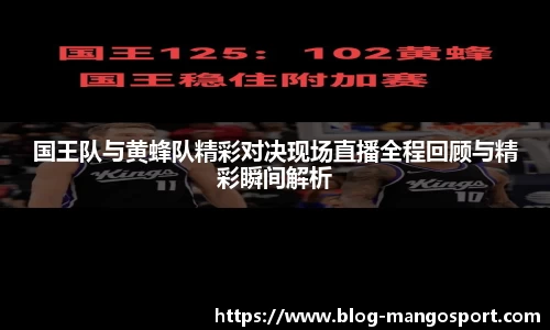 国王队与黄蜂队精彩对决现场直播全程回顾与精彩瞬间解析