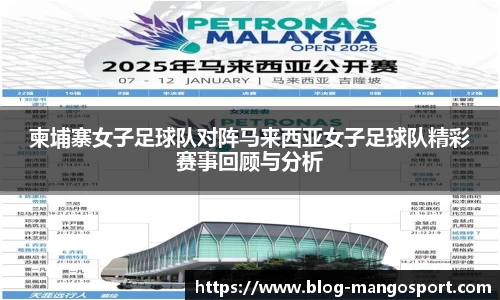 柬埔寨女子足球队对阵马来西亚女子足球队精彩赛事回顾与分析